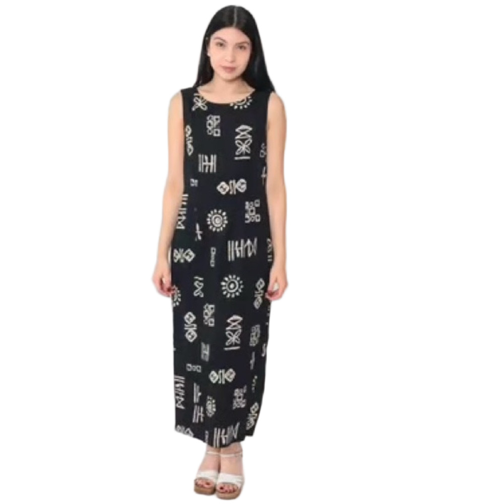 Simply Irresistible Vintage Black Sheath Maxi Dress